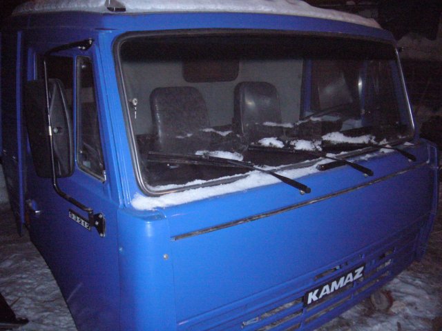 Кабина КАМАЗ 5410,  с низкой крышей с спальным местом,  цвет ОКЕАН (темно-синий),  после полного капитального ремонта. в городе Псков, фото 1, Для коммерческих автомобилей