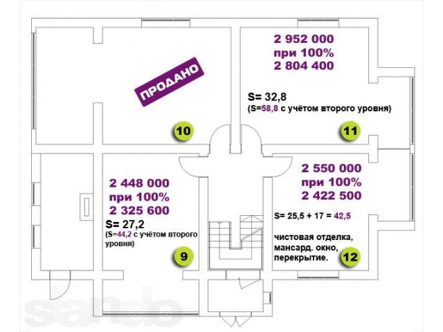 От застройщика. 43м2. Построен, сдан. Эксклюзив: ипотека только у нас! в городе Щёлково, фото 7, Новостройки