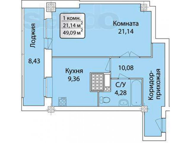 Продам 1к.кв и 2к.кв. в ЖК ГАРМОНИЯ(за ТЦ Реал) в городе Ижевск, фото 7, стоимость: 1 520 000 руб.