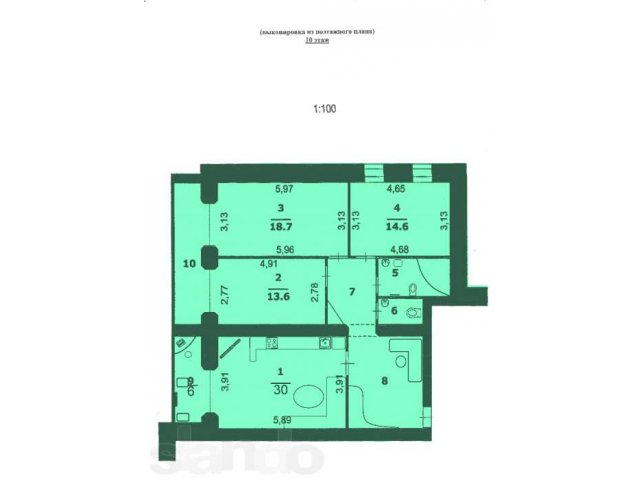 3 комн. квартира в городе Белгород, фото 3, стоимость: 5 300 000 руб.