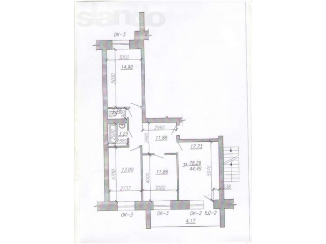 Продам 3-к квартиру от Застройщика в городе Минусинск, фото 1, стоимость: 2 348 700 руб.