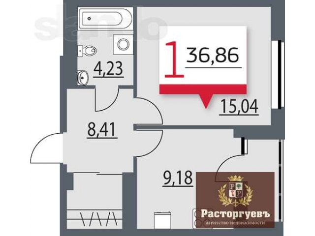 Продаю новую 1-комн.квартиру в г.Березовский в городе Екатеринбург, фото 5, Свердловская область