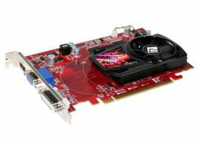 Видеокарта PowerColor Radeon HD 6570 650Mhz PCI-E 2.1 1024Mb 1334Mhz 128 bit 400W VGA DVI HDMI HDCP (AX6570 1GBK3-H) в городе Челябинск, фото 1, стоимость: 1 910 руб.