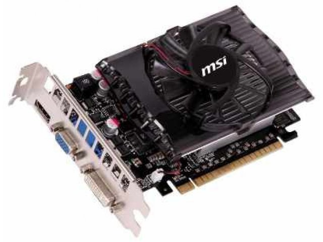 Видеокарта MSI GeForce GT 630 810Mhz PCI-E 2.0 2048Mb 1000Mhz 128 bit VGA DVI HDMI HDCP (N630GT-MD2GD3) в городе Челябинск, фото 1, стоимость: 2 410 руб.