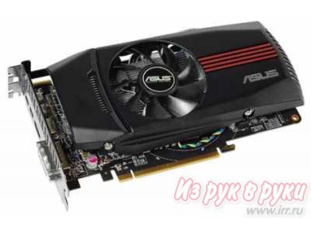 Видеокарта Asus Radeon HD 7770 1020Mhz PCI-E 3.0 1024Mb 4600Mhz 128 bit DVI HDMI HDCP DP (HD7770-DC-1GD5-V2) в городе Челябинск, фото 1, стоимость: 4 690 руб.