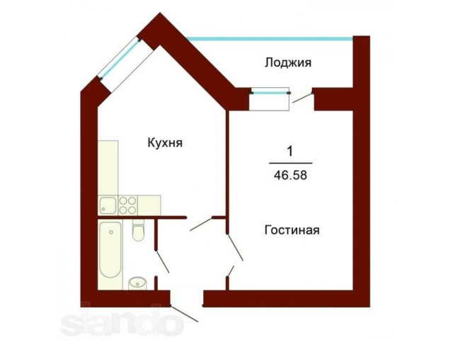 Продаю 1 комнатную в Восточном 2, ЖКСнегири в городе Тюмень, фото 1, стоимость: 3 000 000 руб.