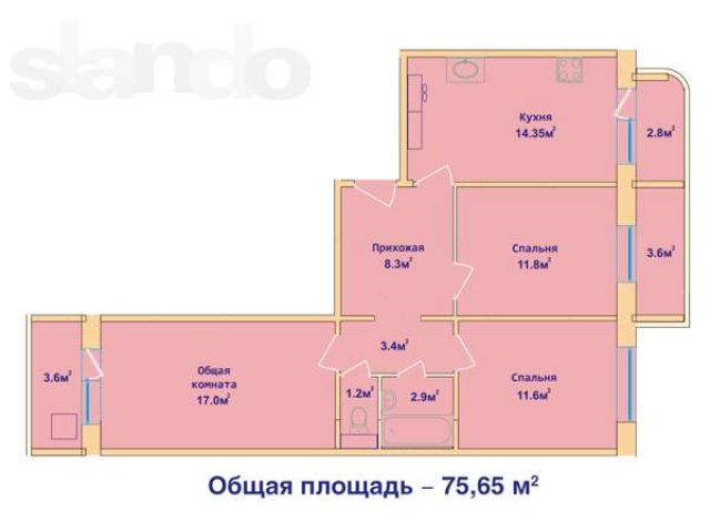 Квартира в зачет в городе Нижний Новгород, фото 6, стоимость: 50 000 руб.