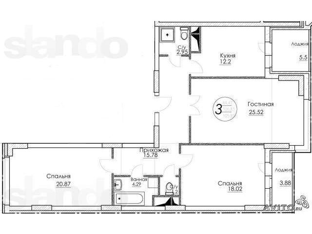 Продается 3-квартира 106 кв.м, Королев, Гагарина в городе Королёв, фото 2, Московская область