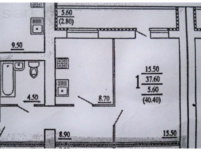 Продаю 1комн. квартиру ул. Клара Цеткин Пензастрой в городе Пенза, фото 1, стоимость: 1 454 400 руб.