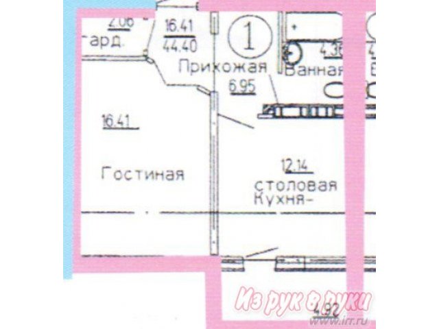 1-комн. кв.,  Карагандинская ул,  17,  4/16 общая 44 кв. м. в городе Оренбург, фото 2, Оренбургская область