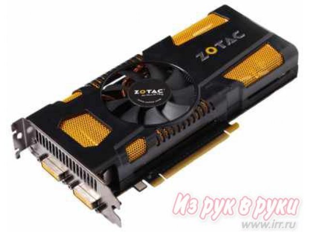 Видеокарта Zotac GeForce GTX 560 Ti 950Mhz PCI-E 2.0 1024Mb 4400Mhz 256 bit 2xDVI mHDMI HDCP (ZT-50302-10M) в городе Челябинск, фото 1, стоимость: 8 390 руб.