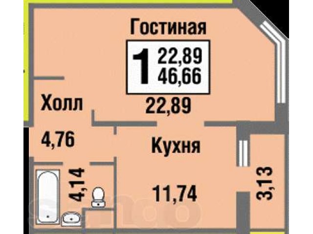 Продаётся 1-км квартира ЖК Зелёные аллеи корп №2 в городе Видное, фото 5, Новостройки