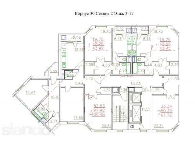 3-комн.квартира в новостройке. ОТ ИНВЕСТОРА в городе Долгопрудный, фото 2, Московская область