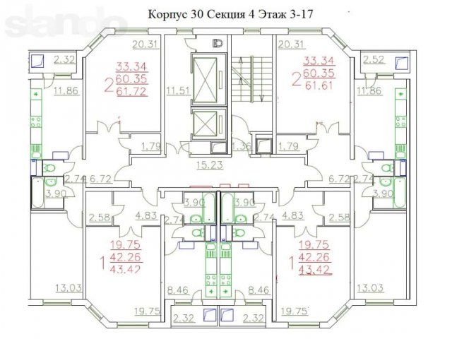 От инвестора 2-комн. квартира в новостройке в городе Долгопрудный, фото 4, Новостройки