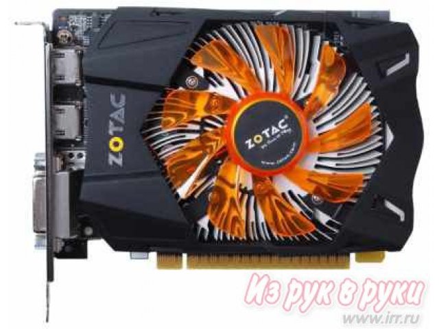 Видеокарта Zotac GeForce GTX 650 1071Mhz PCI-E 3.0 2048Mb 5000Mhz 128 bit 2xDVI 2xHDMI HDCP (ZT-61002-10M) в городе Челябинск, фото 1, стоимость: 4 790 руб.