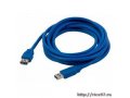 Кабель Удлинитель PC PET USB 3.0 Am-Af extension cable 3m в городе Тула, фото 1, Тульская область