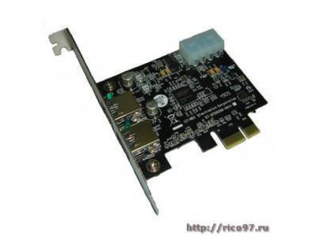 Контроллер USB 3.0 2-port NEC D720200F1 PCI-E x1 (oem) в городе Тула, фото 1, стоимость: 680 руб.