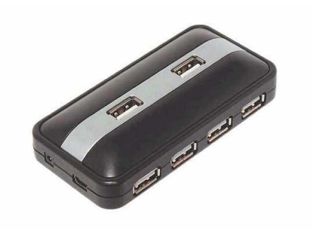 Концентратор USB 2.0 Konoos UK-13  Коробка  7 портов в городе Екатеринбург, фото 1, стоимость: 390 руб.