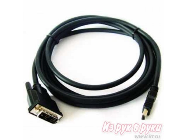 Кабель Gembird HDMI-DVI 5м.  single link Black в городе Тюмень, фото 1, стоимость: 390 руб.