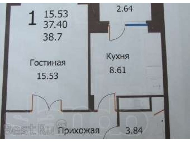 Продам 1-комнатную новостройка Железнодоржный в городе Лобня, фото 1, стоимость: 2 550 000 руб.