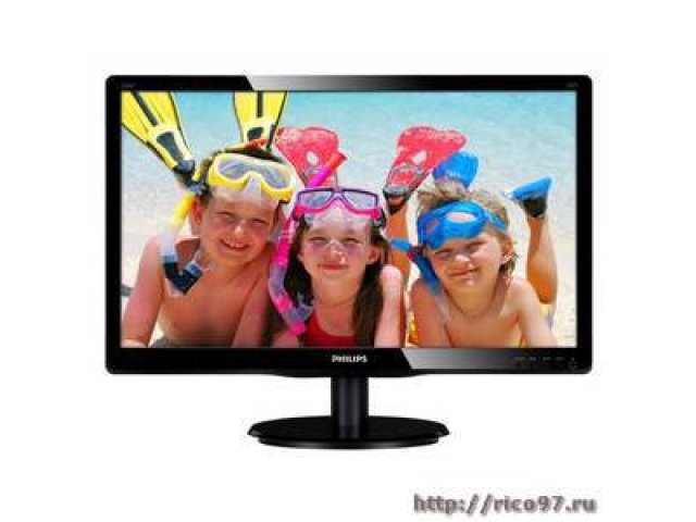 Монитор TFT 21.5  PHILIPS 226V4LSB/00(01) LED MEGA DCR/1000:1/250кд-кв. м/7мс/Г 170/В 160/16:9/1920x1080/DVI/ Glossy Black Wide в городе Тула, фото 1, стоимость: 4 100 руб.