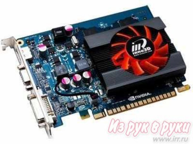 Видеокарта InnoVISION GeForce GT 440 810Mhz PCI-E 2.0 2048Mb 1333Mhz 128 bit VGA DVI HDMI HDCP (N440-2DDV-E3CX) в городе Челябинск, фото 1, стоимость: 2 290 руб.