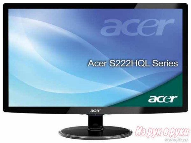 Монитор 21.5  TFT Acer S222HQLCbid 2ms Glossy Black в городе Екатеринбург, фото 1, стоимость: 6 240 руб.