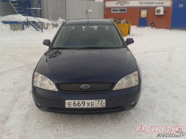 Ford Mondeo,  седан,  2002 г. в.,  пробег:  115000 км.,  автоматическая,  2.0 л в городе Тюмень, фото 1, Ford