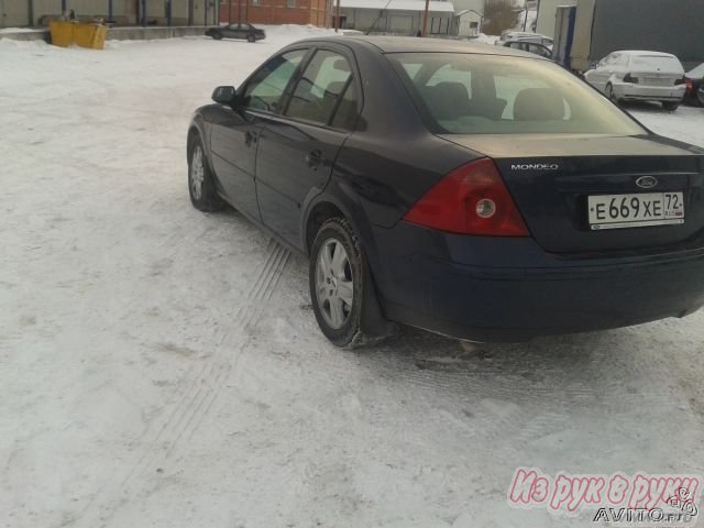 Ford Mondeo,  седан,  2002 г. в.,  пробег:  115000 км.,  автоматическая,  2.0 л в городе Тюмень, фото 3, стоимость: 350 000 руб.