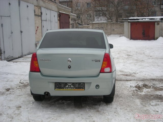 Renault Logan,  седан,  2007 г. в.,  пробег:  55300 км.,  механическая,  1.6 л в городе Дзержинск, фото 3, Нижегородская область