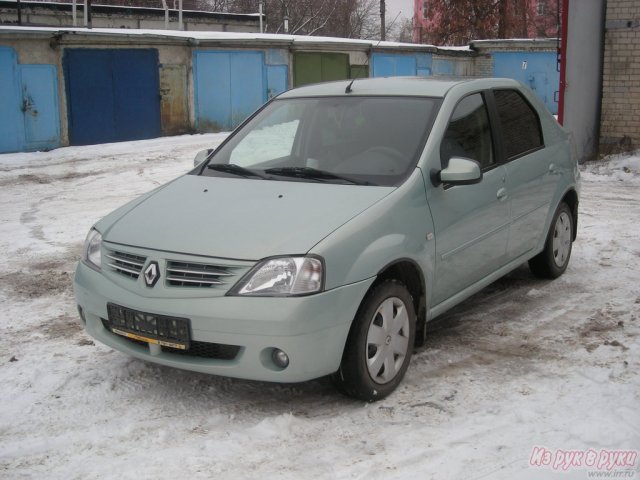 Renault Logan,  седан,  2007 г. в.,  пробег:  55300 км.,  механическая,  1.6 л в городе Дзержинск, фото 4, стоимость: 290 000 руб.