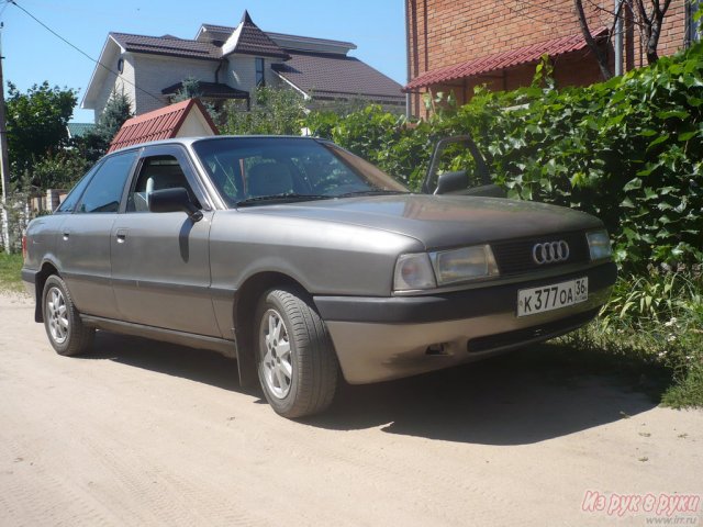 Audi 80,  седан,  1989 г. в.,  пробег:  270000 км.,  механическая,  1.8 л в городе Воронеж, фото 1, стоимость: 135 000 руб.