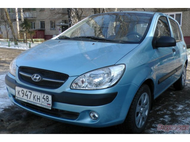 Hyundai Getz,  хэтчбек,  2008 г. в.,  пробег:  73000 км.,  механическая,  1,4 л в городе Липецк, фото 1, стоимость: 320 000 руб.