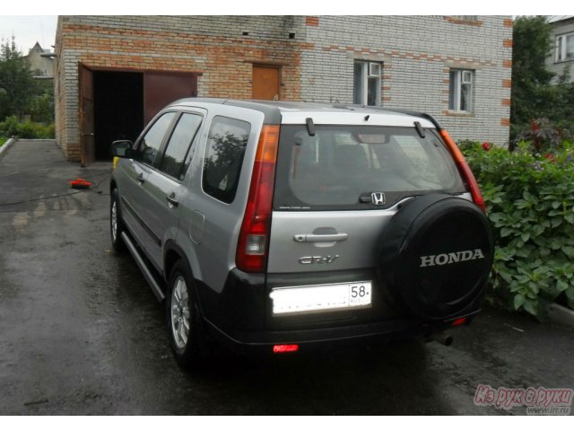 Honda CR-V,  внедорожник,  2002 г. в.,  пробег:  165000 км.,  механическая,  2.4 л в городе Пенза, фото 1, Honda