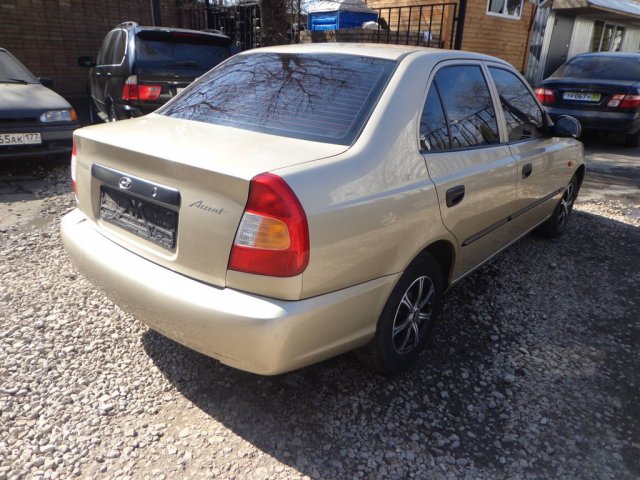 Продаётся Hyundai Accent 2007 г. в.,  1495 см3,  пробег:  42000 км.,  цвет:  бежевый металлик в городе Москва, фото 4, Hyundai