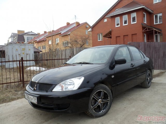 Mitsubishi Lancer,  седан,  2007 г. в.,  пробег:  115000 км.,  механическая,  1.6 л в городе Пермь, фото 1, Mitsubishi