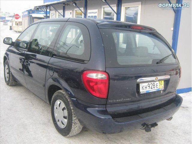 Продаётся Chrysler TownCountry 2005 г. в.,  3300 см3,  тип двигателя:  бензин карбюратор,  цвет:  синий,  пробег:  140000 км. в городе Москва, фото 1, Chrysler