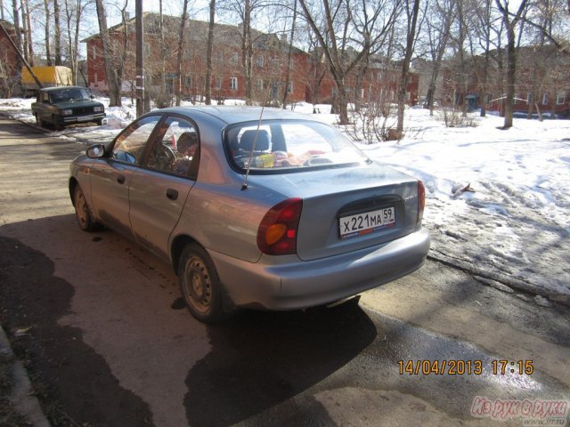 Chevrolet Lanos,  седан,  2008 г. в.,  пробег:  80000 км.,  механическая,  1.5 л в городе Пермь, фото 3, стоимость: 205 000 руб.