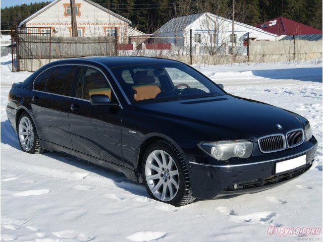 BMW 745,  седан,  2003 г. в.,  пробег:  165000 км.,  автоматическая,  4.4 л в городе Чебоксары, фото 2, Чувашия