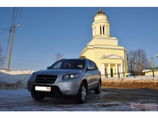 Hyundai Santa Fe,  внедорожник,  2008 г. в.,  пробег:  93000 км.,  механическая,  2.2 л в городе Звенигород, фото 1, Московская область