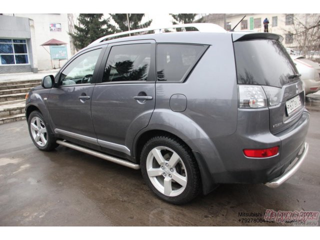 Mitsubishi Outlander XL,  универсал,  2008 г. в.,  пробег:  62000 км.,  автоматическая в городе Барыш, фото 7, Mitsubishi