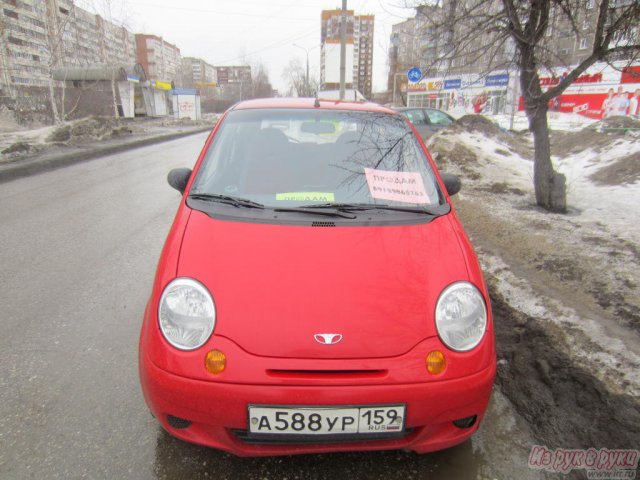 Daewoo Matiz,  хэтчбек,  2006 г. в.,  пробег:  60000 км.,  механическая в городе Пермь, фото 1, стоимость: 148 000 руб.