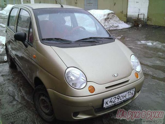 Daewoo Matiz,  хэтчбек,  2008 г. в.,  механическая в городе Нижний Новгород, фото 1, Нижегородская область