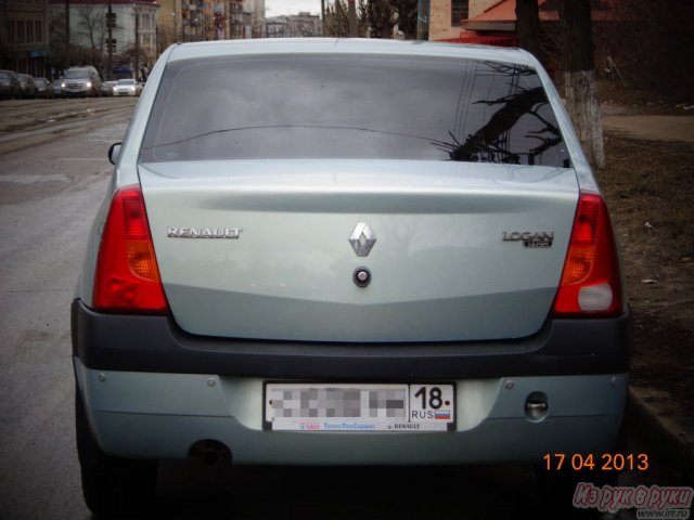 Renault Logan,  седан,  2007 г. в.,  пробег:  100600 км.,  механическая,  1.6 л в городе Ижевск, фото 1, стоимость: 280 000 руб.