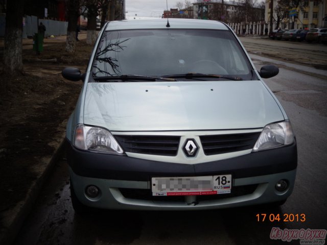 Renault Logan,  седан,  2007 г. в.,  пробег:  100600 км.,  механическая,  1.6 л в городе Ижевск, фото 3, Удмуртия