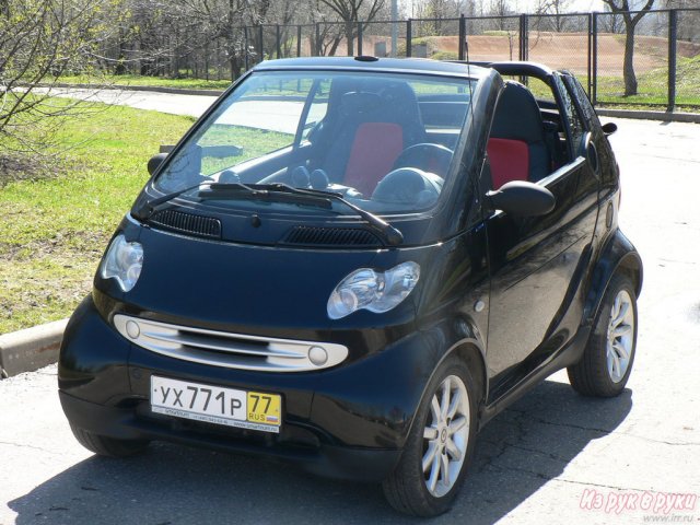 Smart Fortwo,  кабриолет,  2004 г. в.,  пробег:  112000 км.,  автоматическая,  0.7 л в городе Москва, фото 4, Smart