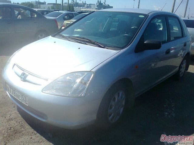 Honda Civic,  хэтчбек,  2001 г. в.,  пробег:  136000 км.,  механическая,  1400 л в городе Великий Новгород, фото 1, Honda