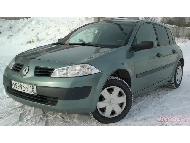 Renault Megane,  хэтчбек,  2005 г. в.,  пробег:  130000 км.,  механическая,  1.4 л в городе Ижевск, фото 2, Renault