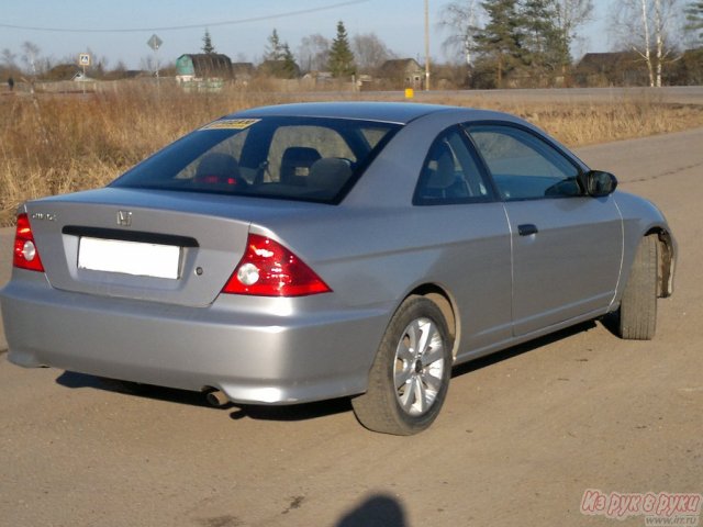 Honda Civic,  купе,  2005 г. в.,  пробег:  127000 км.,  автоматическая,  1.7 л в городе Великий Новгород, фото 2, Honda