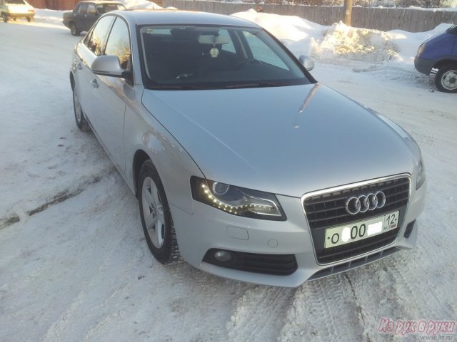 Audi A4,  седан,  2009 г. в.,  пробег:  95500 км.,  автоматическая,  2.0 л в городе Йошкар-Ола, фото 1, Audi